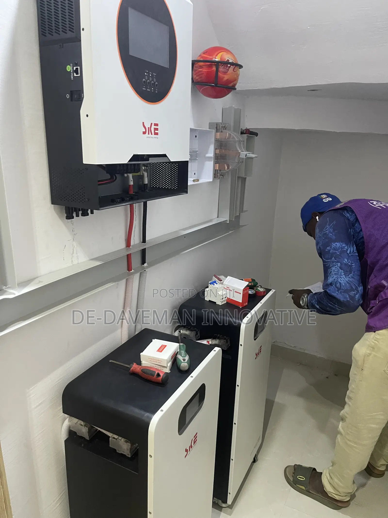30kwh Lithium Battery With 12Kva Hybrid Inverter