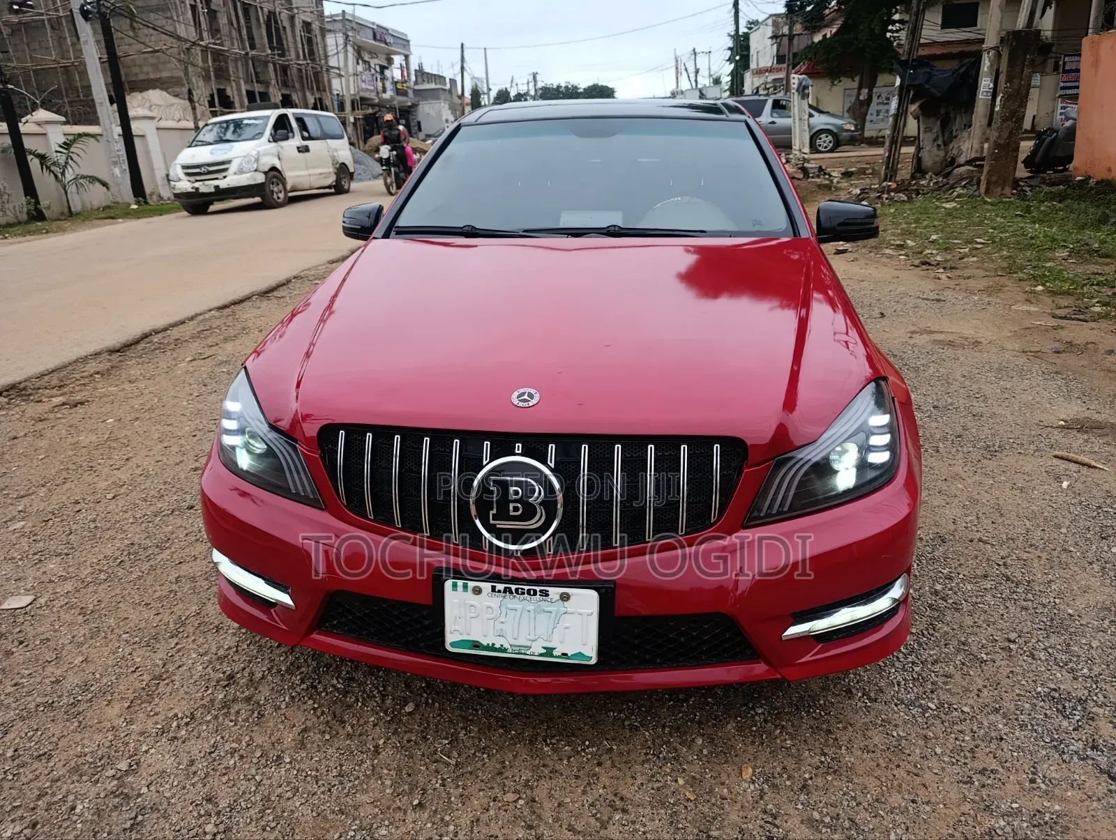 Mercedes-Benz C350 2009 Red