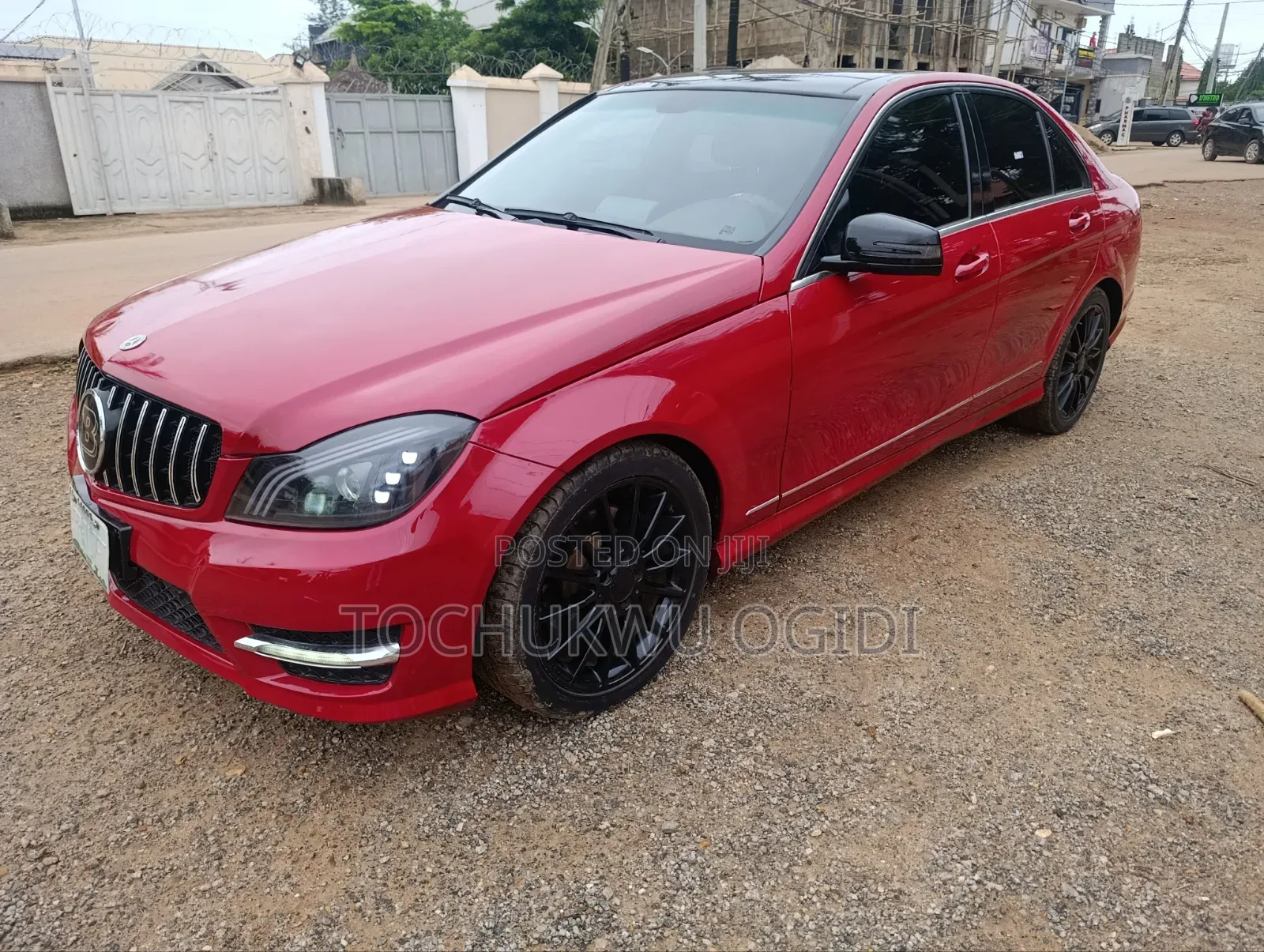 Mercedes-Benz C350 2009 Red