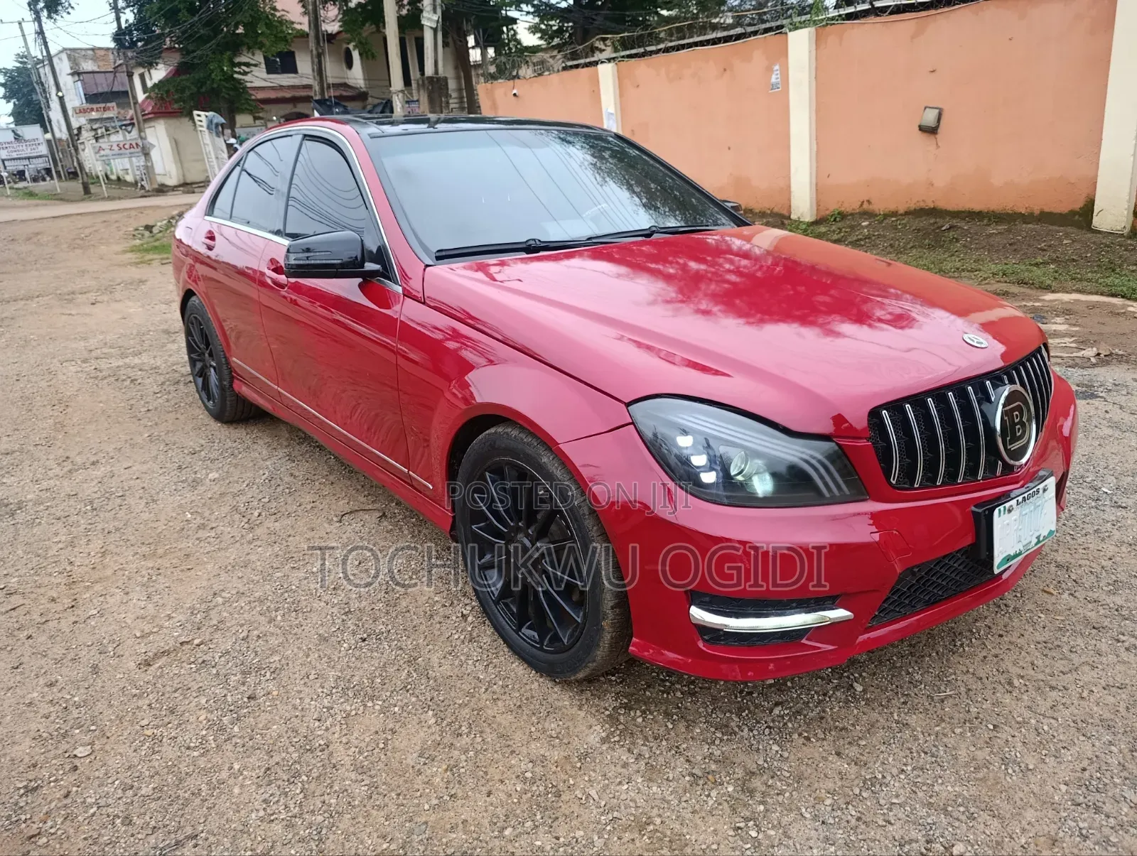 Mercedes-Benz C350 2009 Red