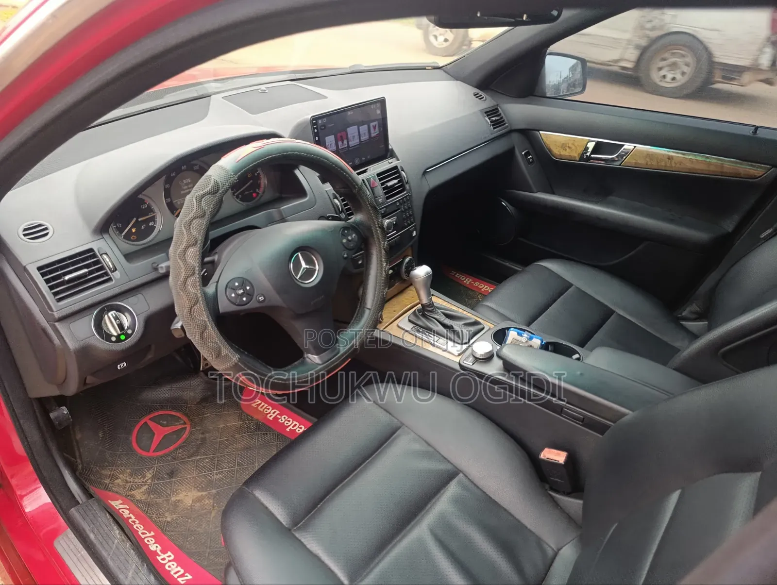 Mercedes-Benz C350 2009 Red