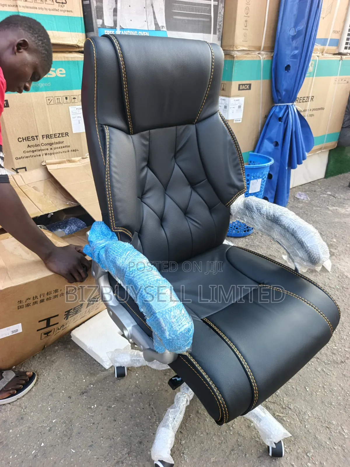 Luxury Executive Office Chair, Swivel and Reclining.
