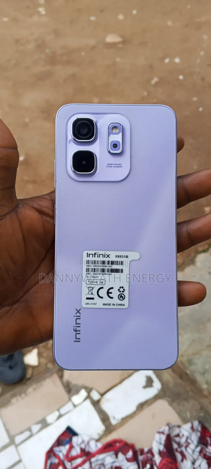 Infinix Hot 50i 128 GB Purple