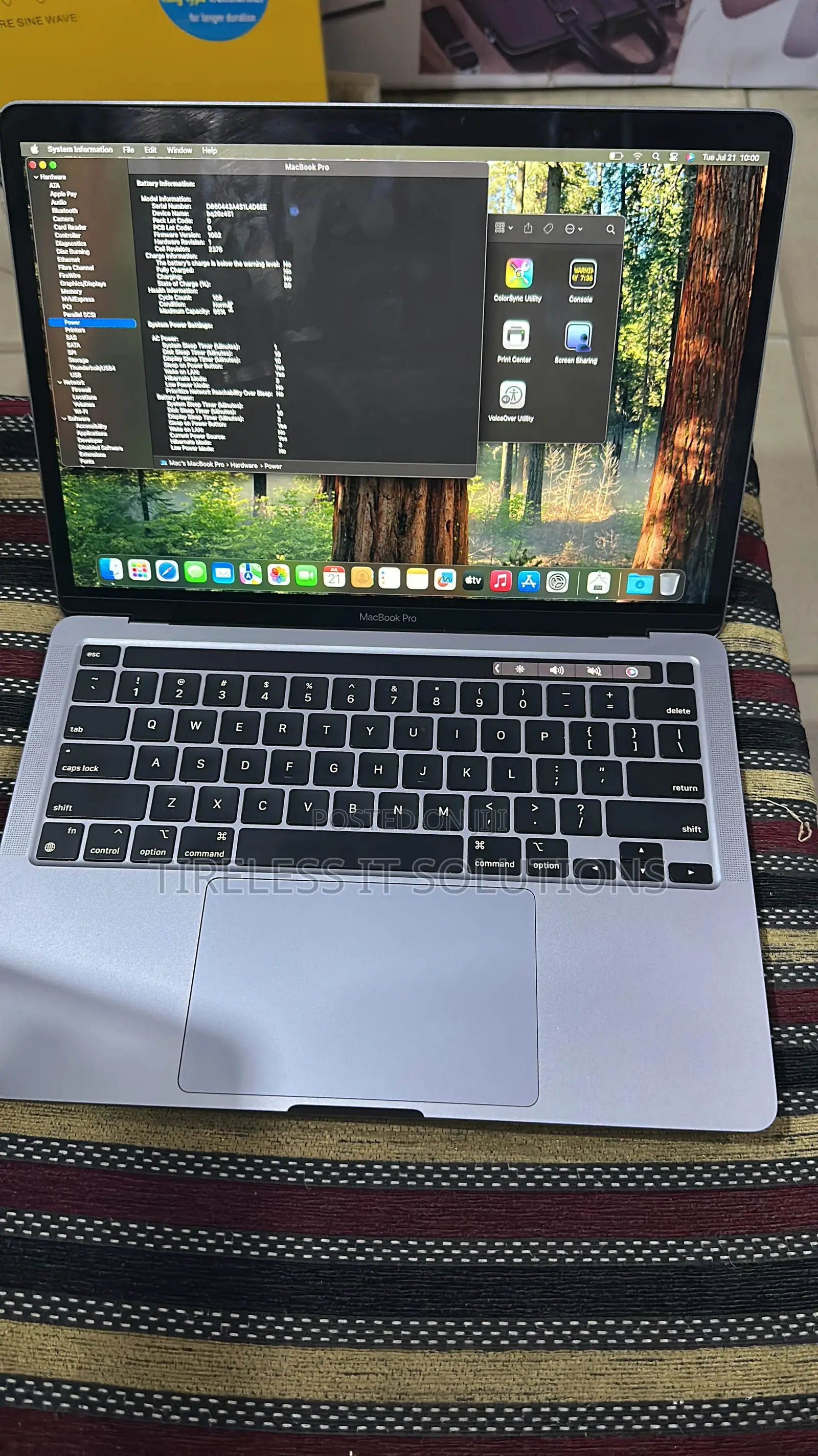 Laptop Apple MacBook Pro 2020 M1 8GB Apple M1 SSD 256GB