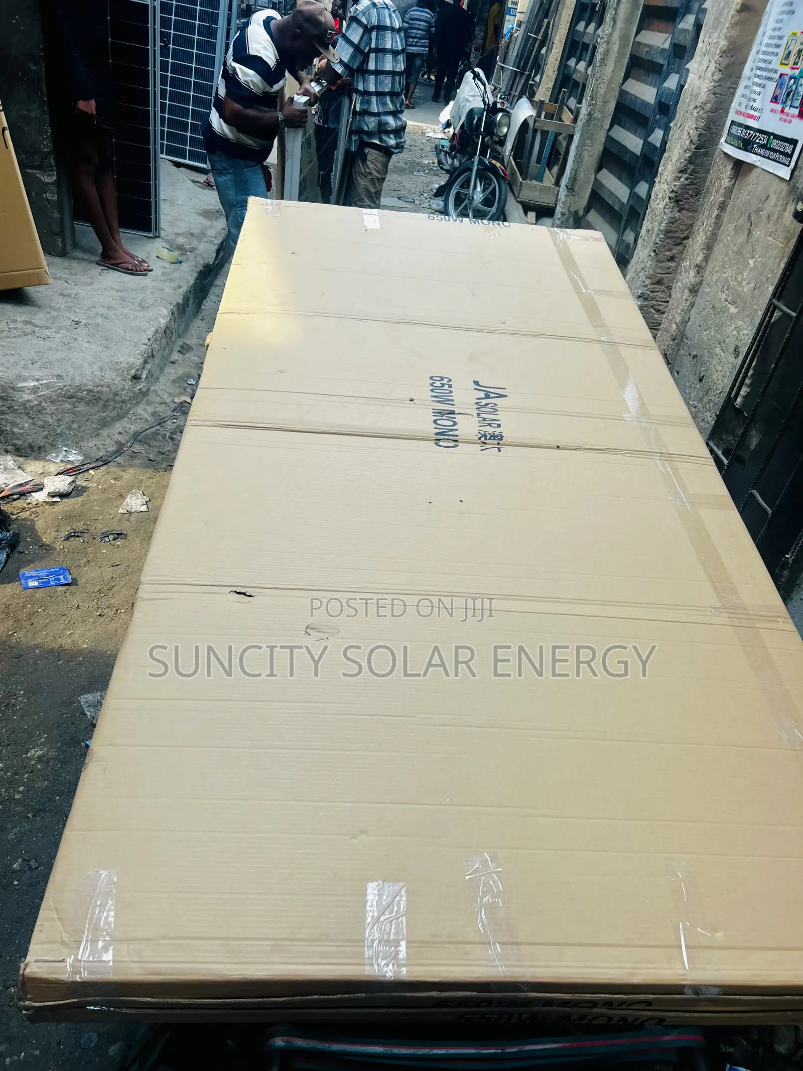 Bifacial AJ Solar Panels 650w/144cells/16Bb/