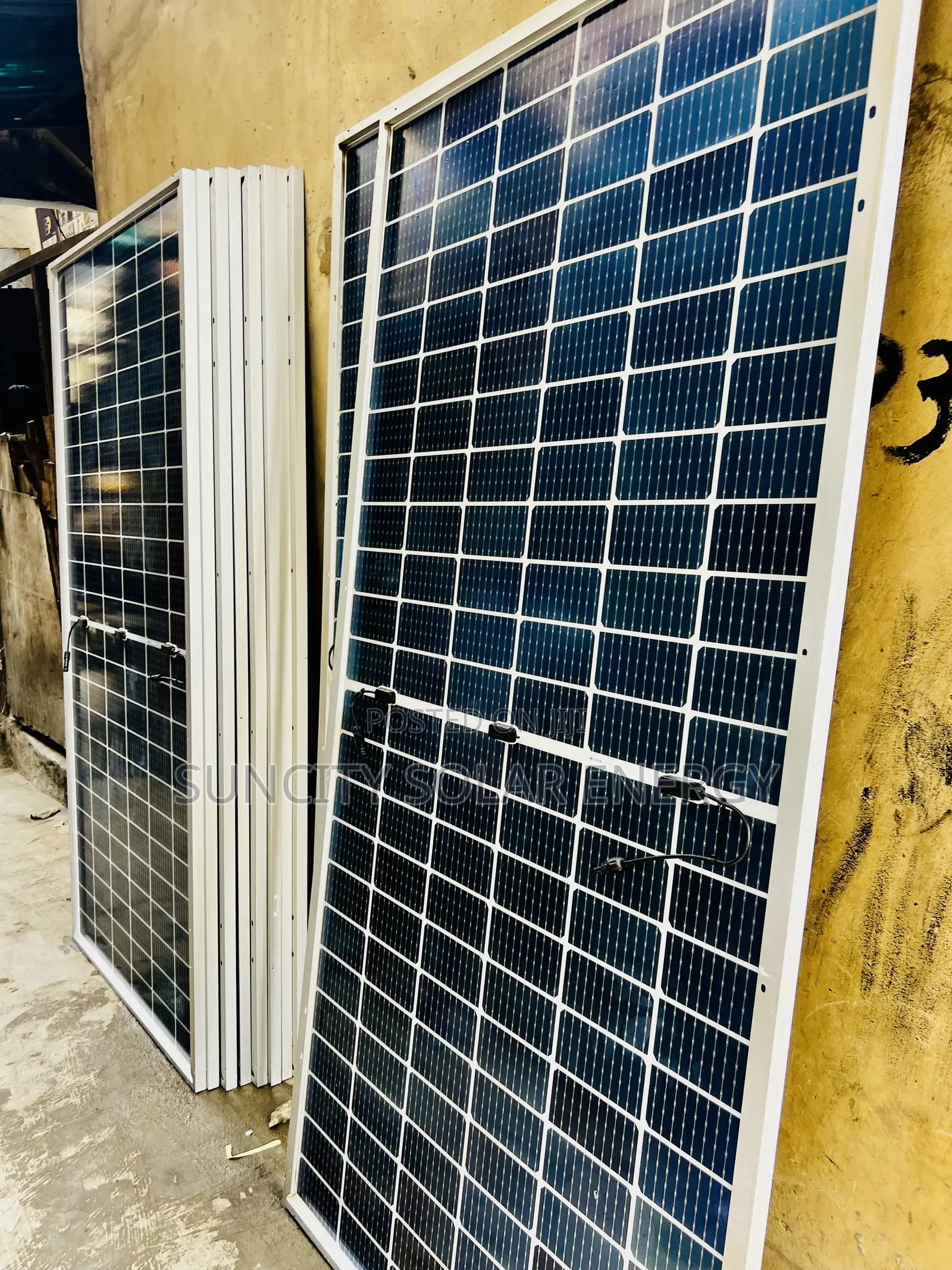 Bifacial AJ Solar Panels 650w/144cells/16Bb/
