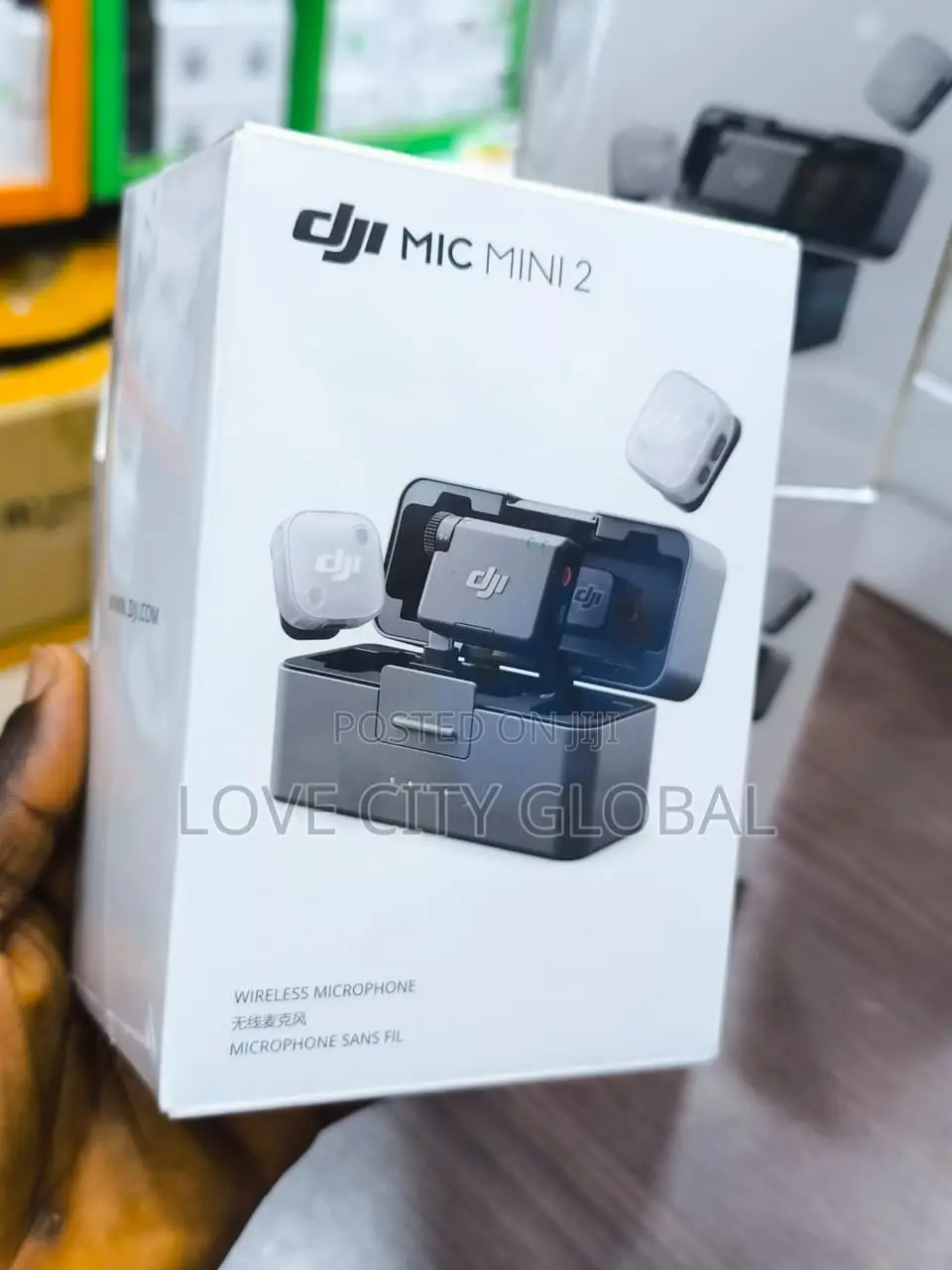 DJI Mic Mini 2 (2 TX+ 1 RX +Case) ANC Wireles Microphone Camera/iPhone