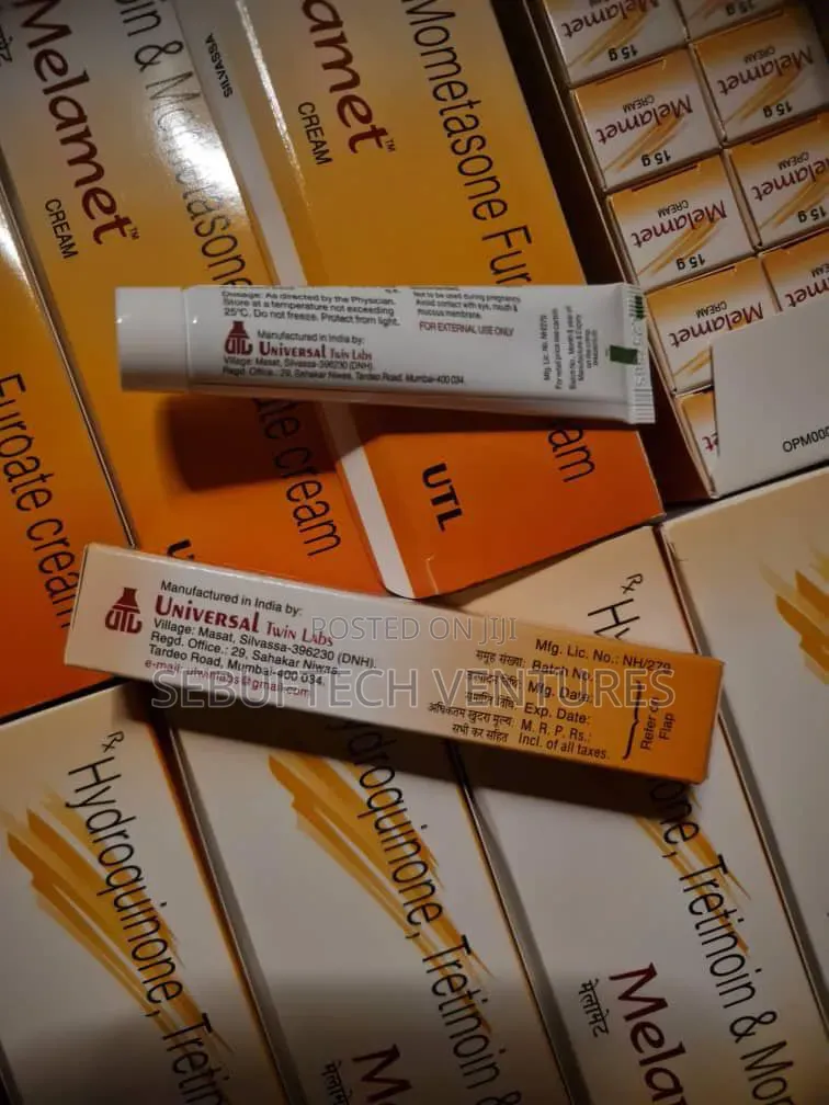 Melamet Hydroquinone, Tretinoin and Mometasone Furoate Cream 15g