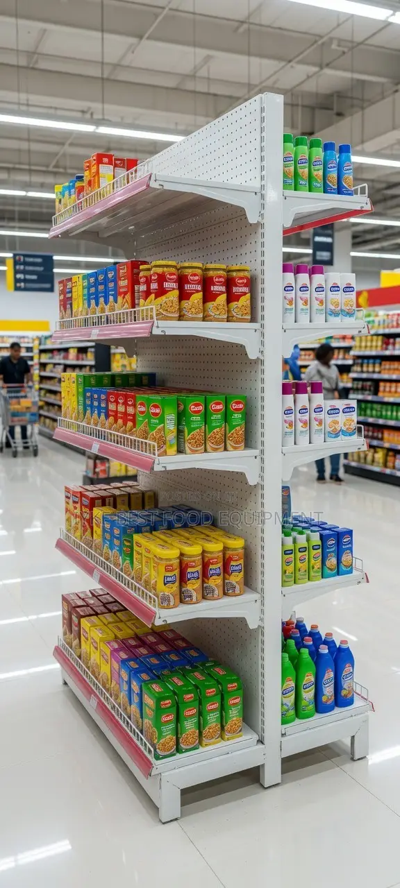 Double Side Supermarket Shelves