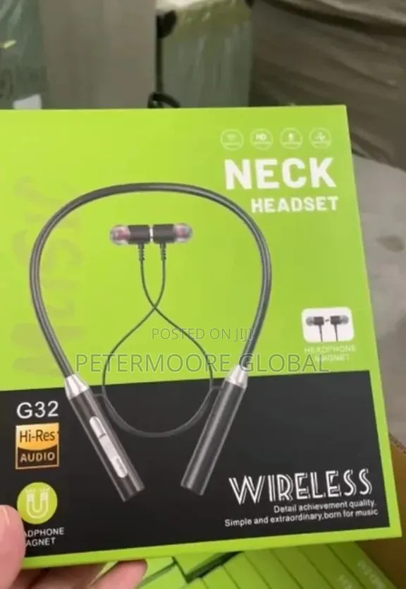 UBL Wireless Neckband Magnetic Earbuds, 20H Battery Life IP67