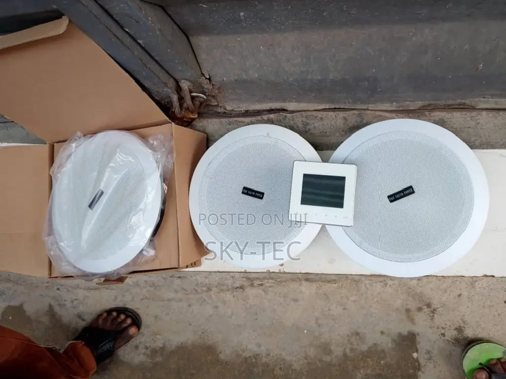 One 4inch Soft Touch Wall Amplifier With 2pcs Passive Ceiling Speaker