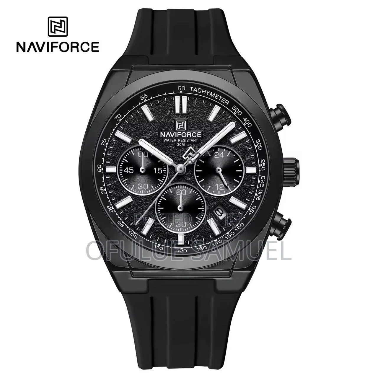 Quality Navfce Rubber Strap Wristwatch