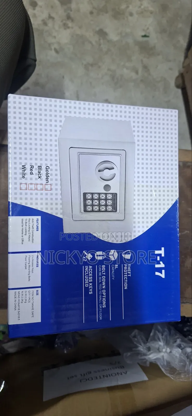 T-17 Digital Electronic Safe Box (8L)