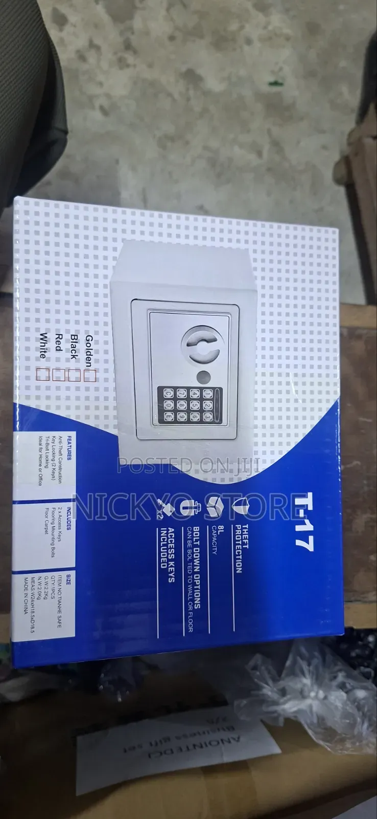 T-17 Digital Electronic Safe Box (8L)