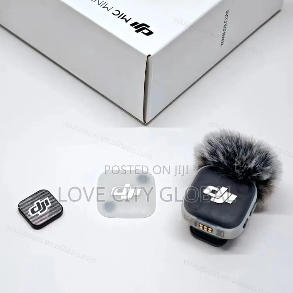 DJI Mic Mini 2 (1TX + 1 RX) Microphone, 48h for Camera, iPhone/Android