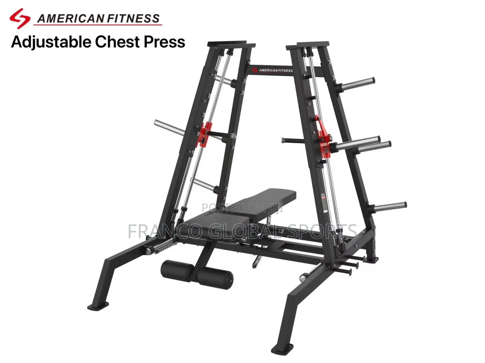 Commercial Adjustable Plate Loader Chest Press