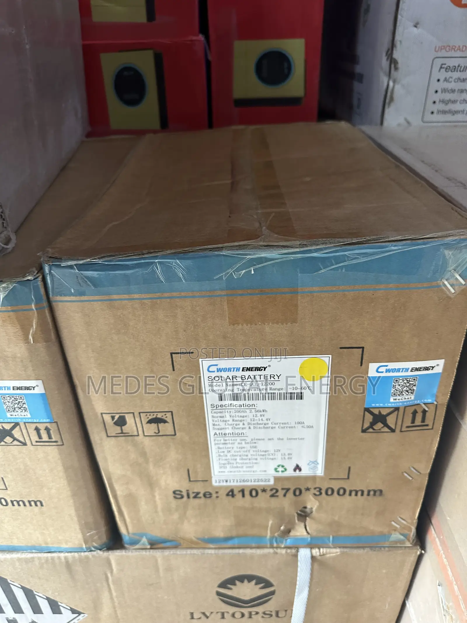 2.56kwh 12v Cworth Lithium Ion Battery