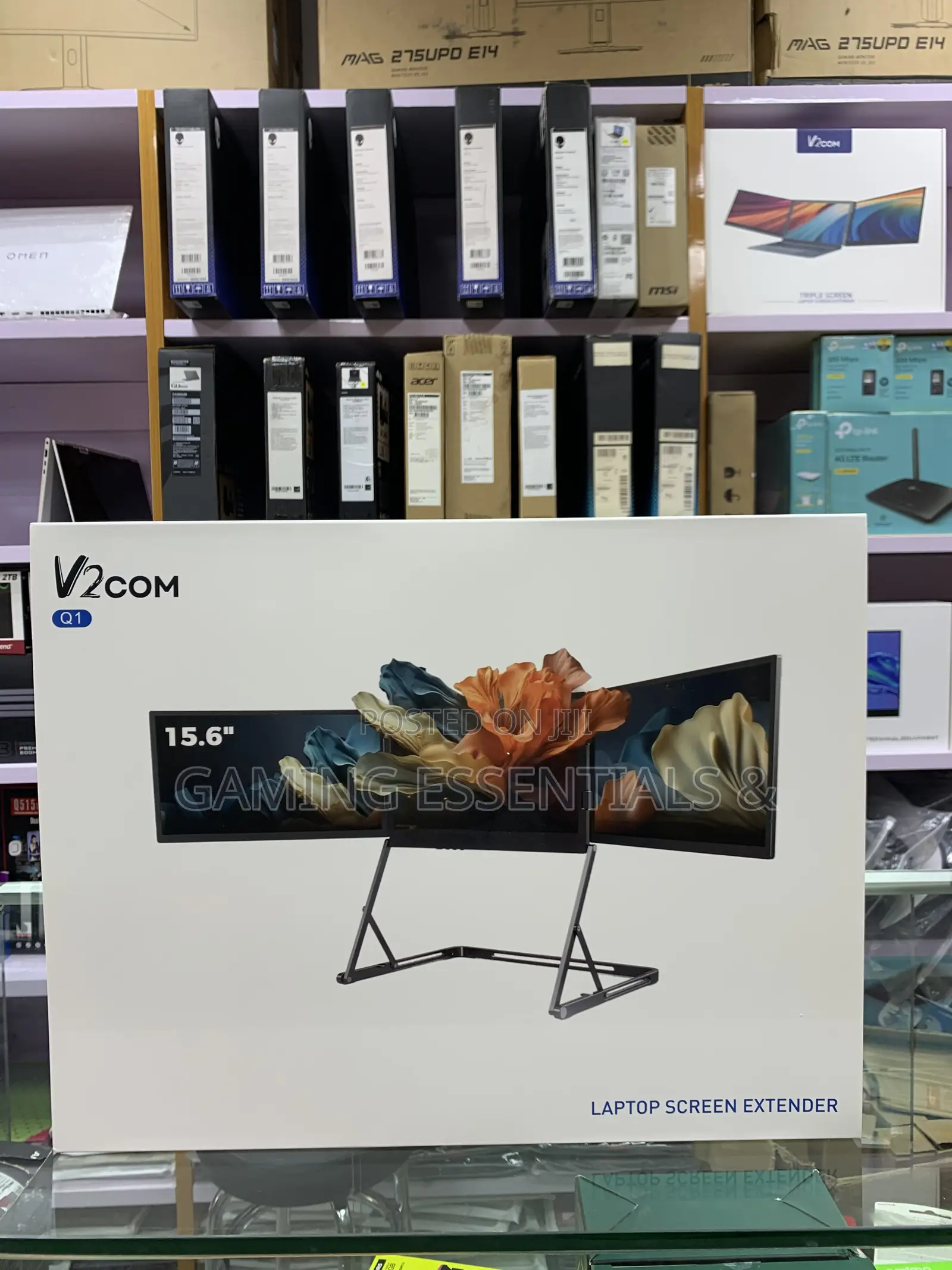 V2com Q1 15.6 Inch Dual Screen Portable Monitor