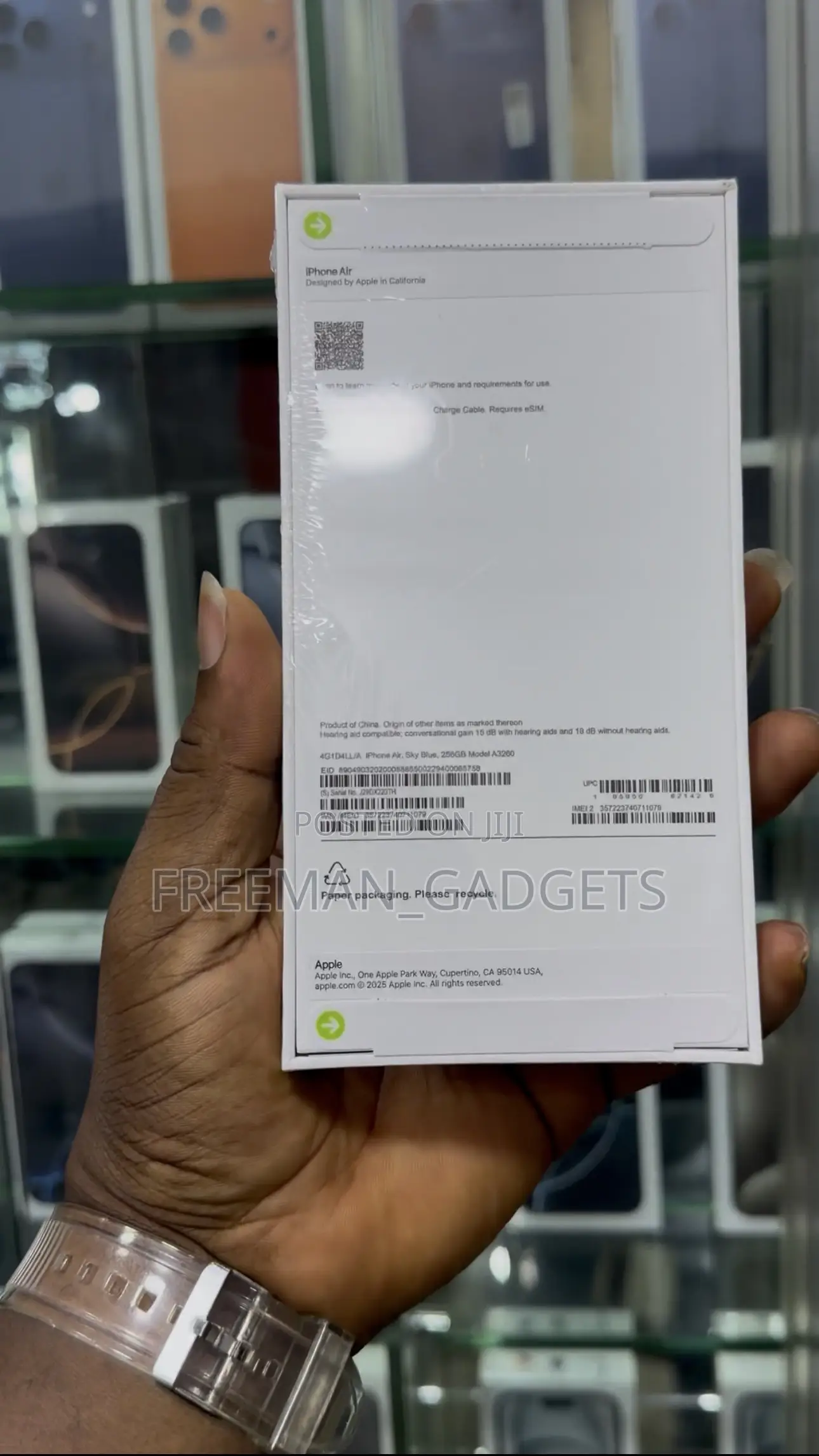 New Apple iPhone Air 256 GB White