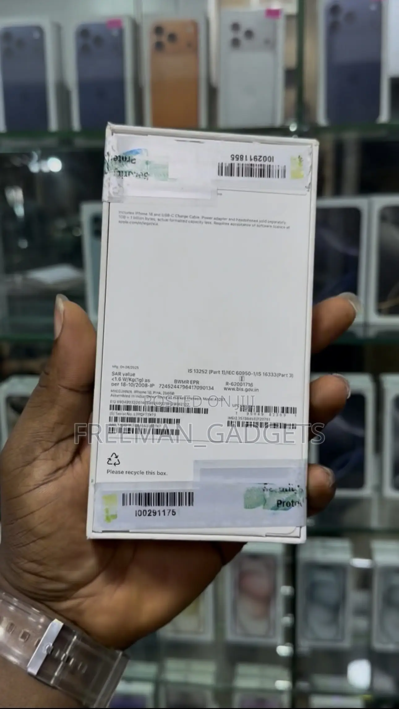 New Apple iPhone 16 256 GB Pink