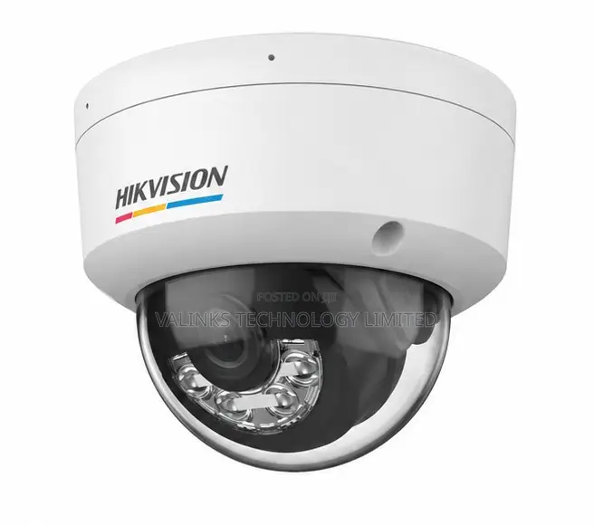 Hikvision 4 MP ColorVu Smart Hybrid Light Fixed Dome Network Camera