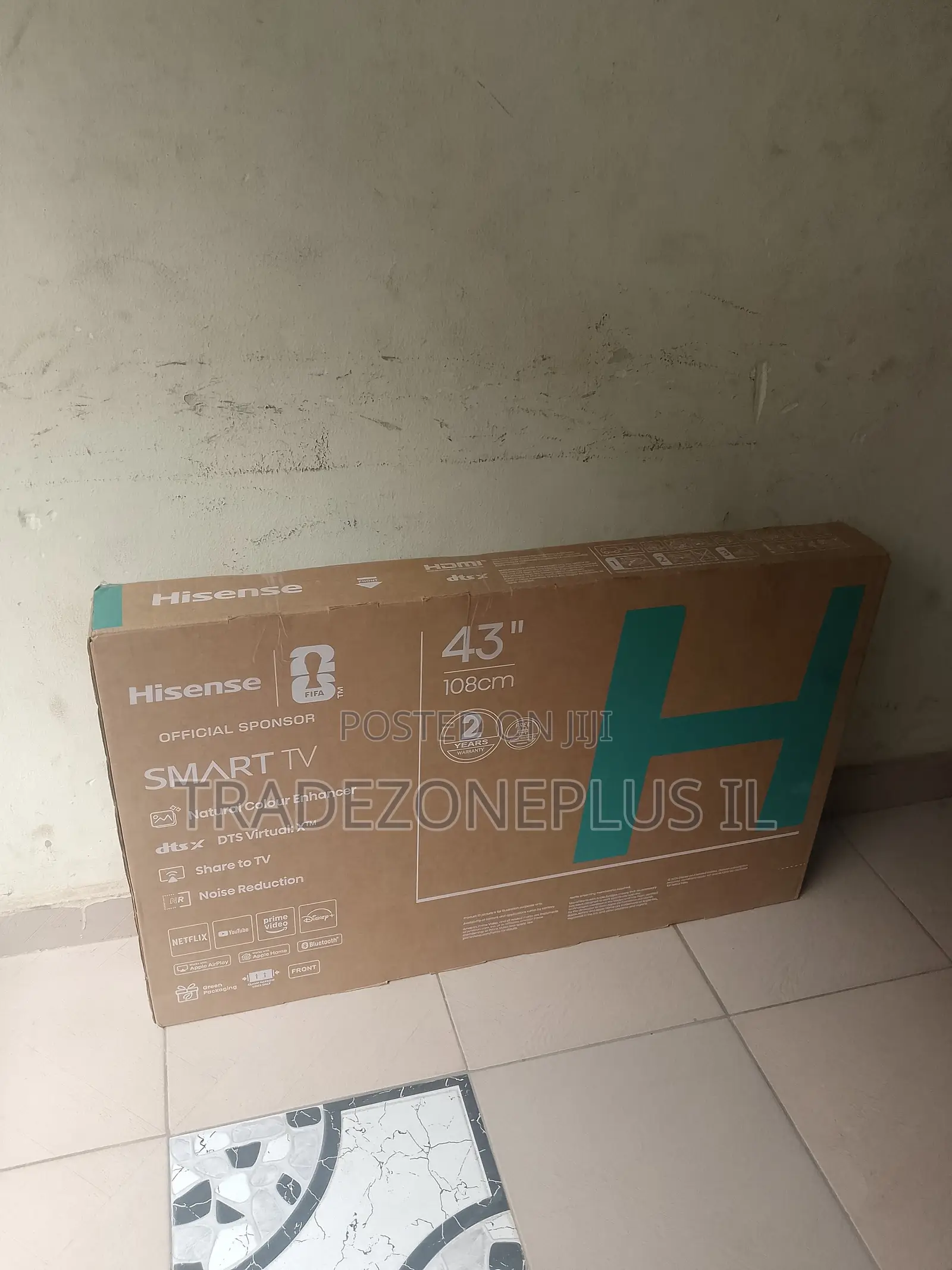 Hisense 43 Inches Smart TV With Noise Reduction Feature