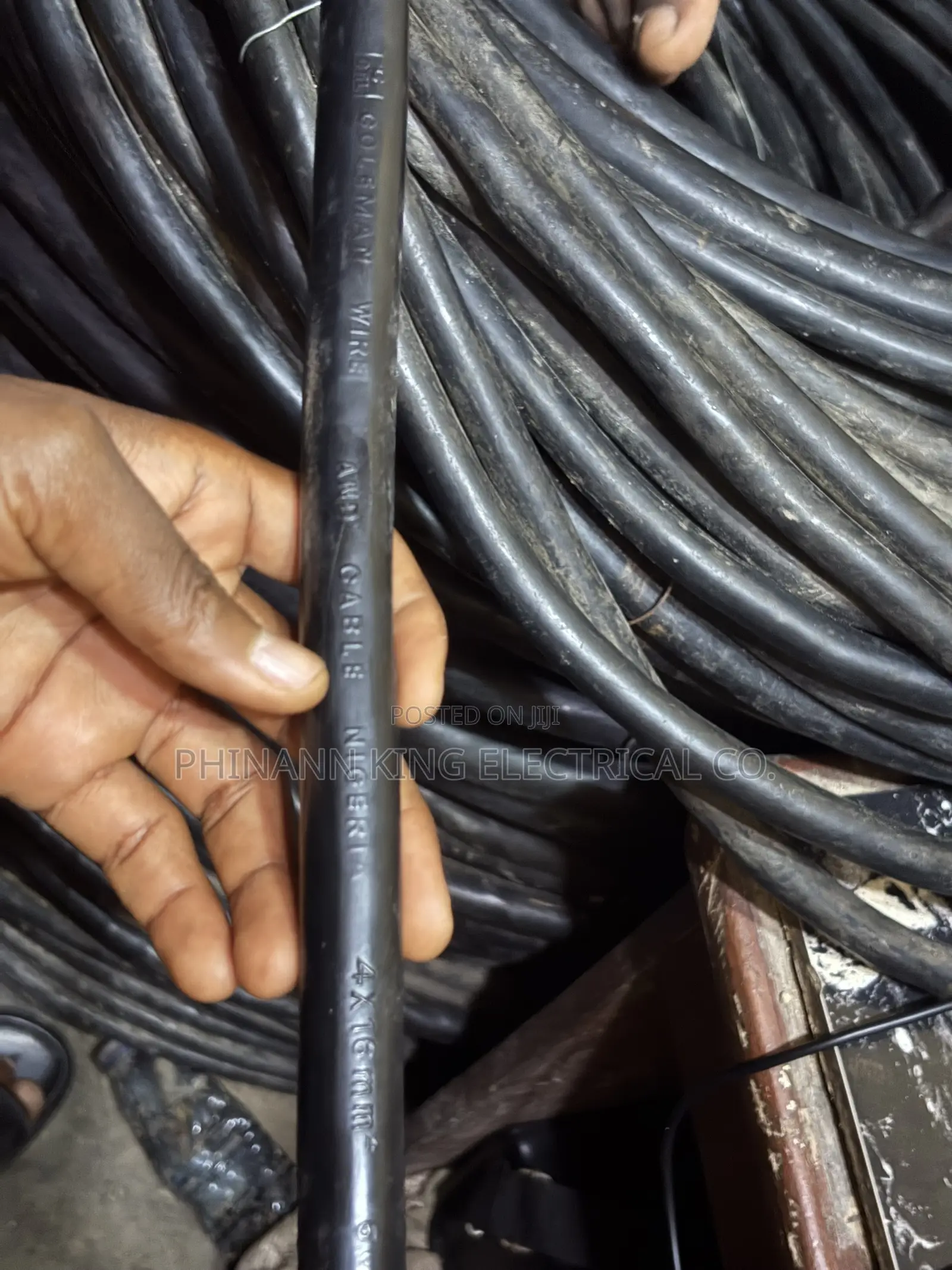 Coleman Electrical Cable 16mm by 4core PVC