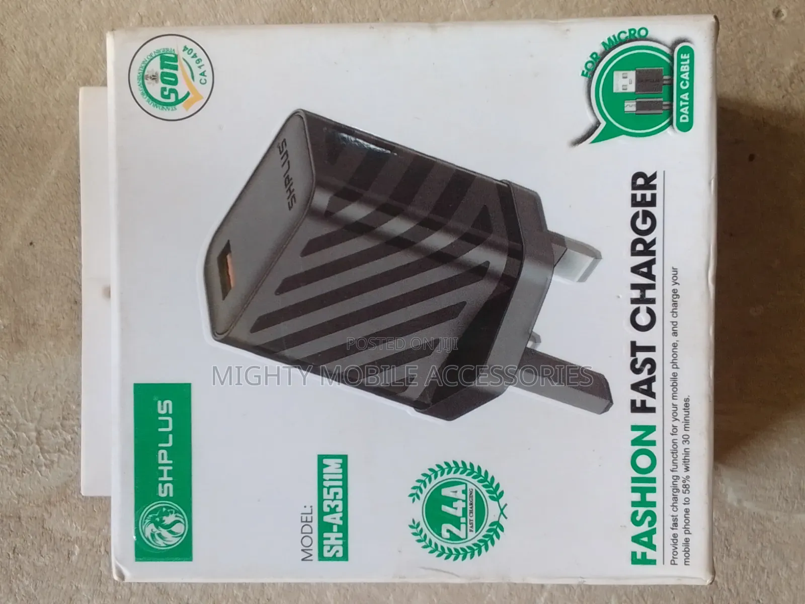 SHPLUS 2.4A Fast Charger