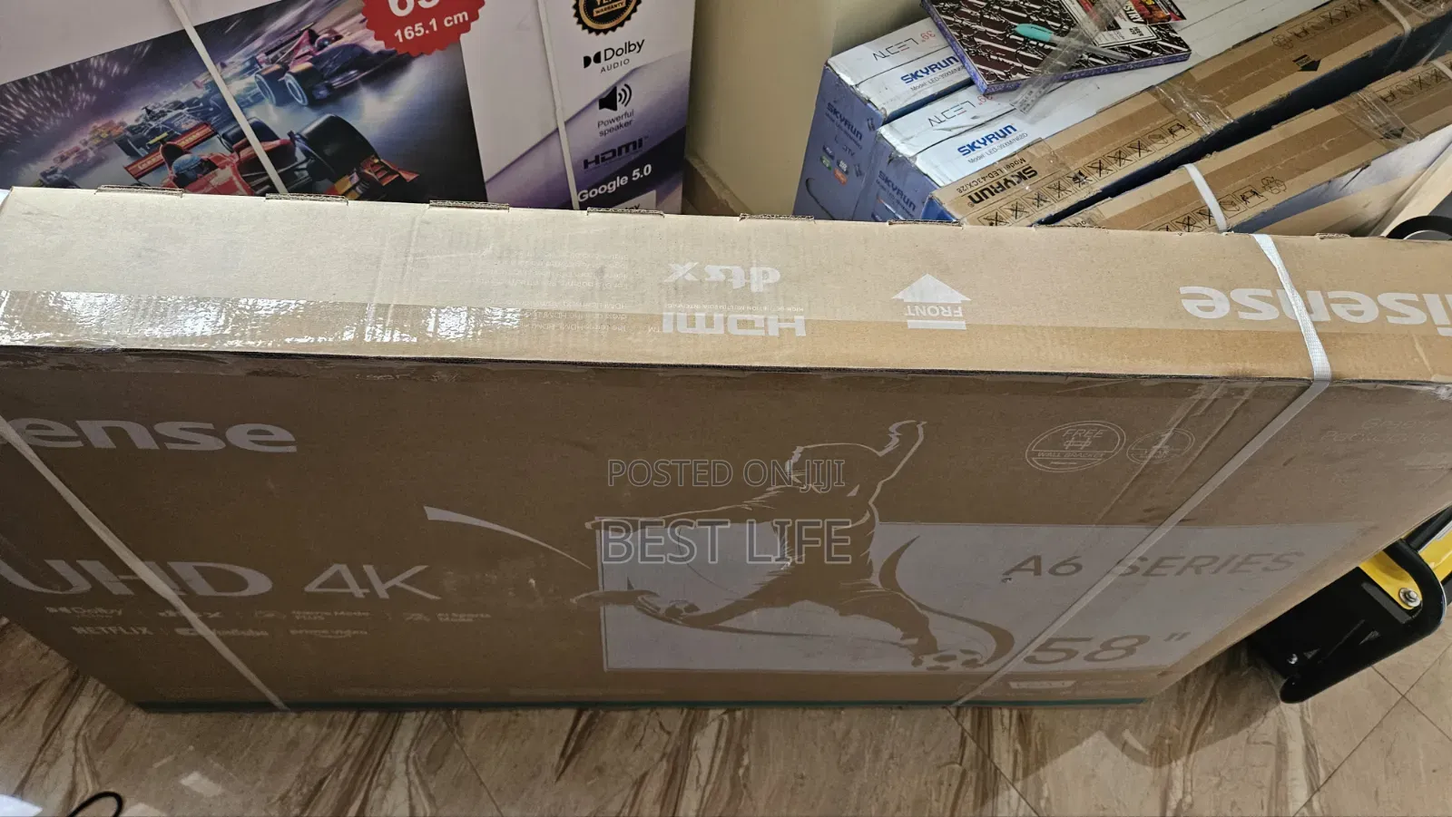 58" Hisense A6 Series Smart TV