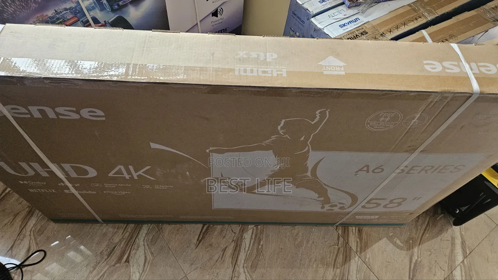 58" Hisense A6 Series Smart TV