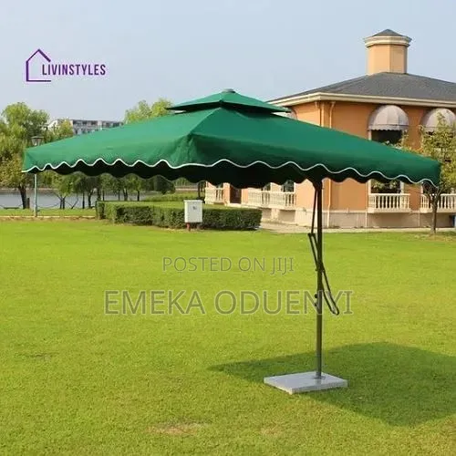 7ft*7ft Falling Canopy Desgin Outdoor Umbrella -Green
