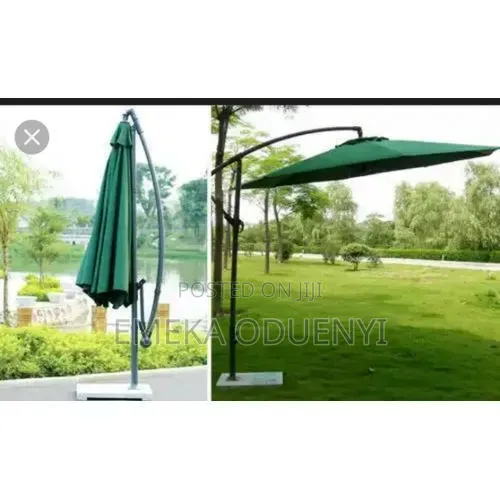 Outdoor Cantilever Large Umbrella - Green