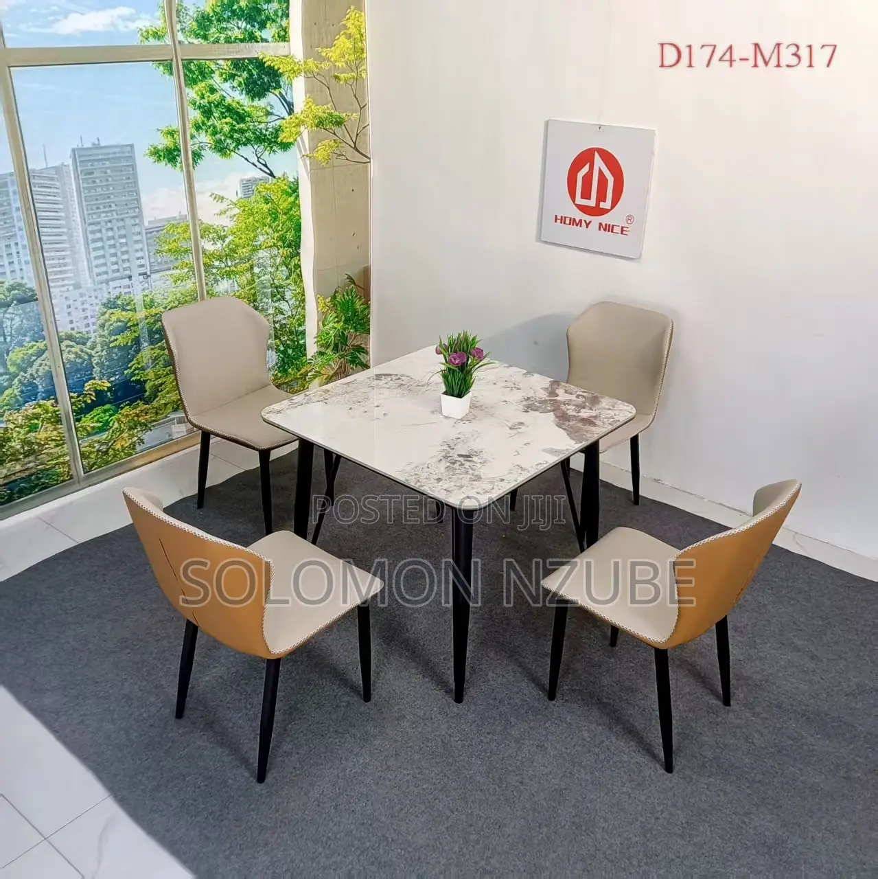 Marble Dinning Table by 4
