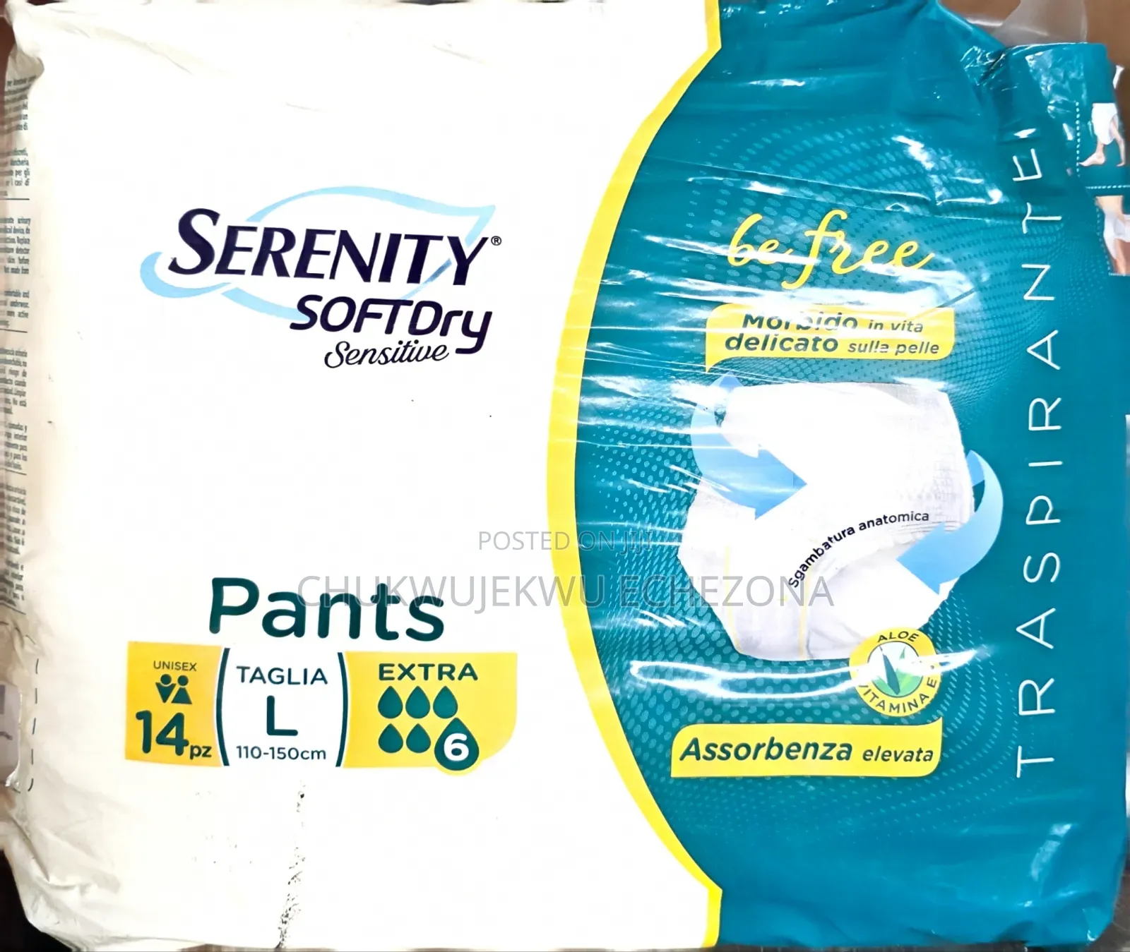 Serenity Softdry Sensitive Adult Pampers
