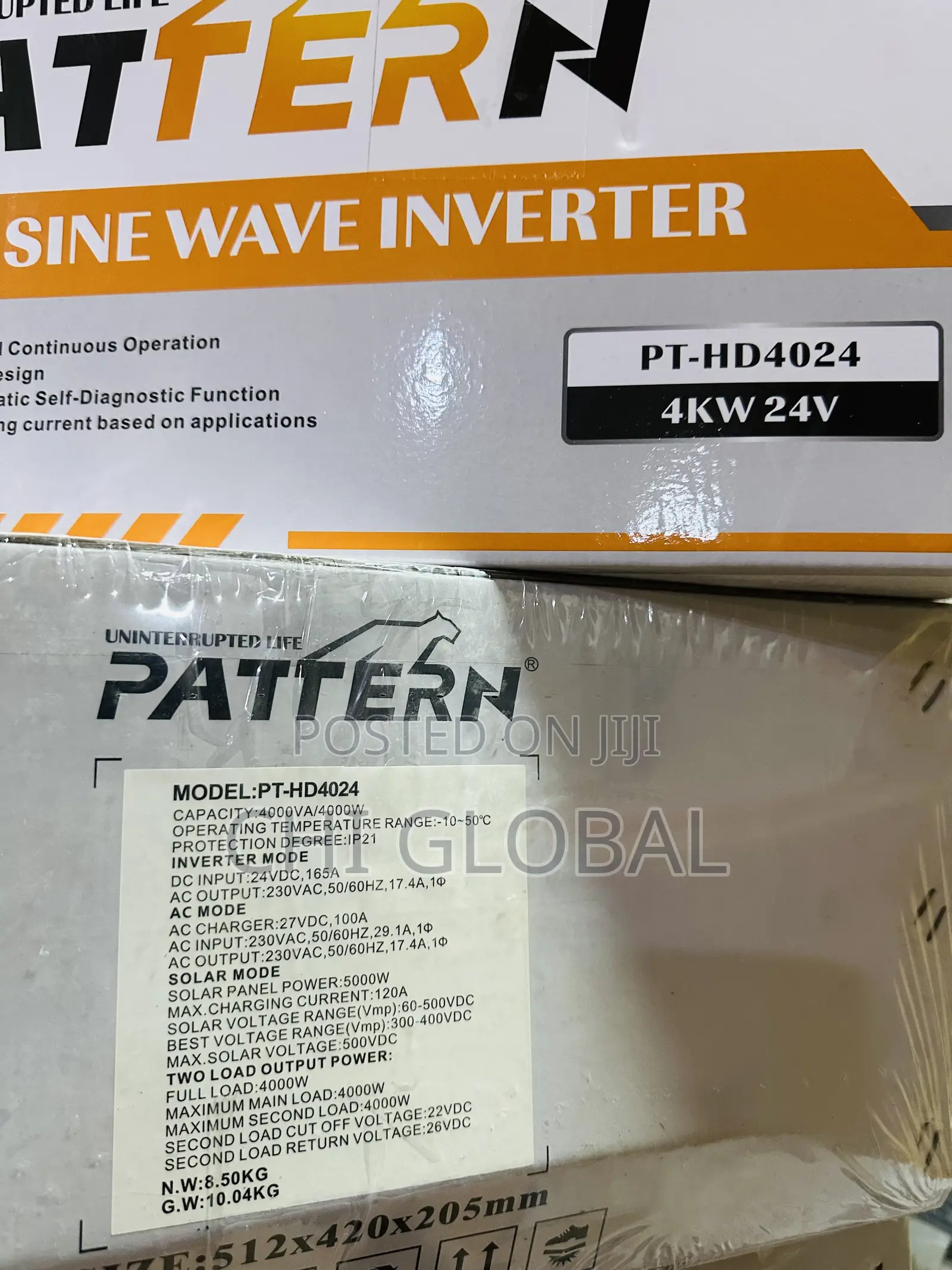 Pattern 4kva 24v Hybrid Inverter