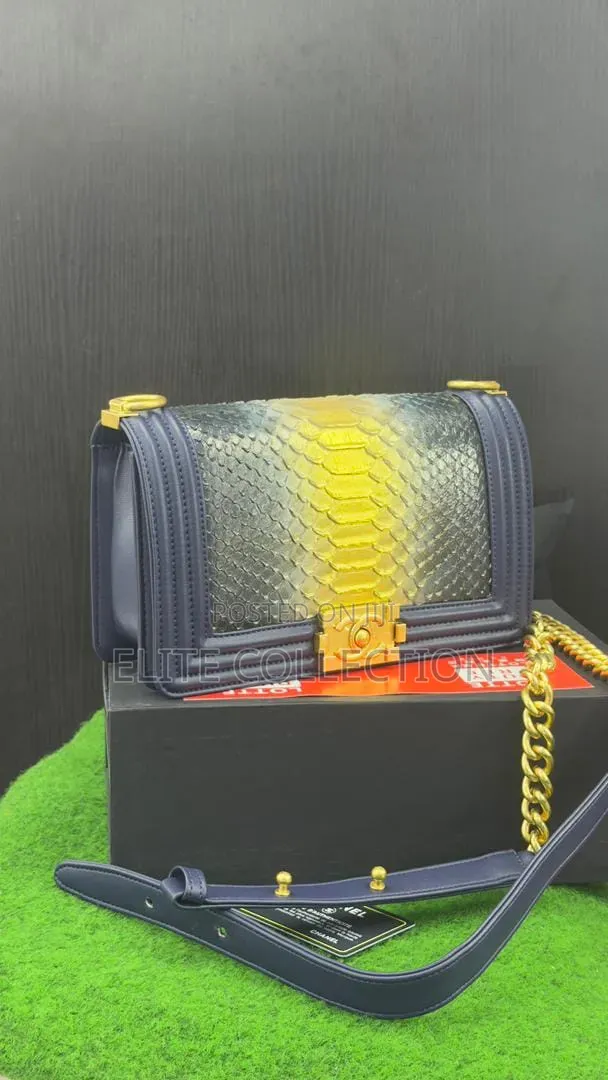 Channel Bag Quality:- Luxury Material:- Leather Size:-Medium