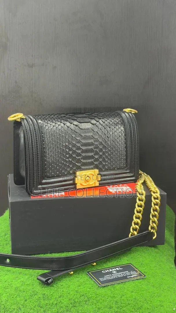 Channel Bag Quality:- Luxury Material:- Leather Size:-Medium