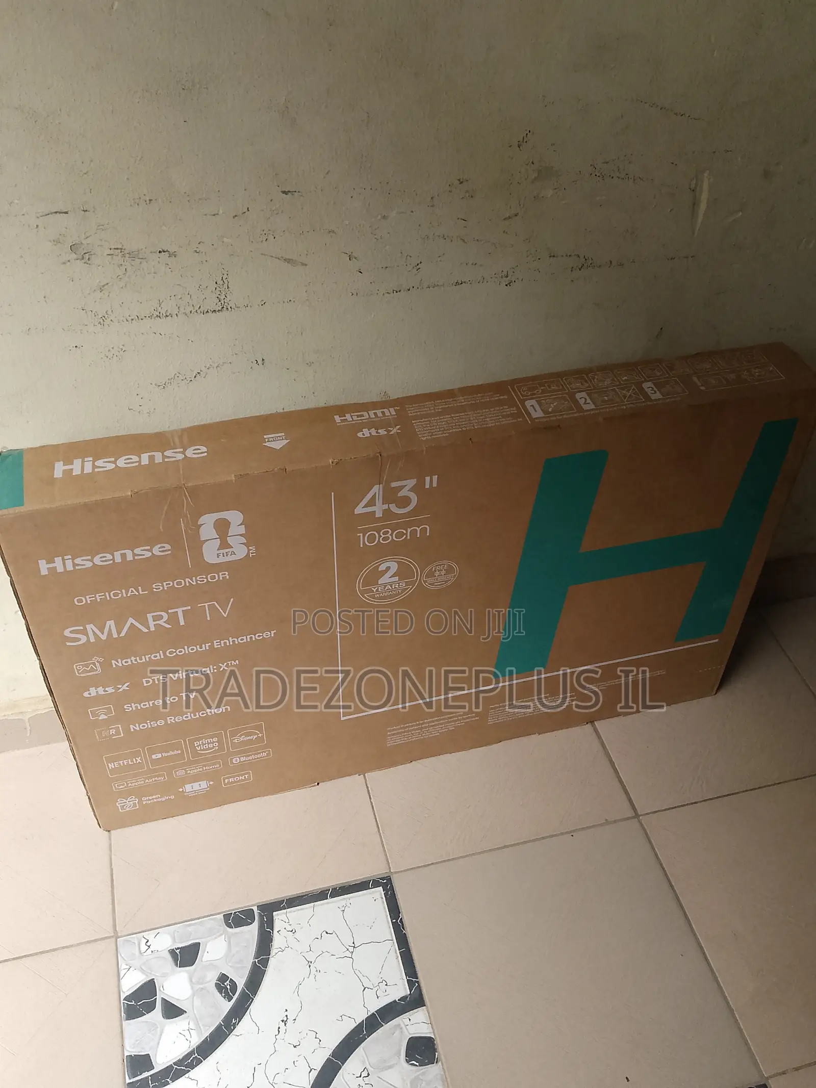 Experience Quality Display With Hisense 43 Inches Smart TV