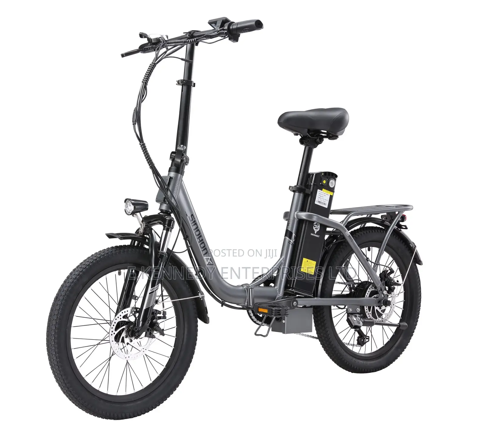 Big Fat Tire Foldable Electric E Bike Bicycle/7 Gears+ Free Helmet