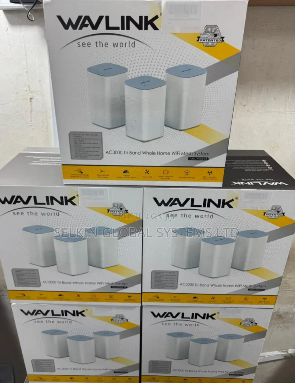 Wavlink HALO Polar X3 AC3000 Tri-Band Whole Home WiFi Mesh System