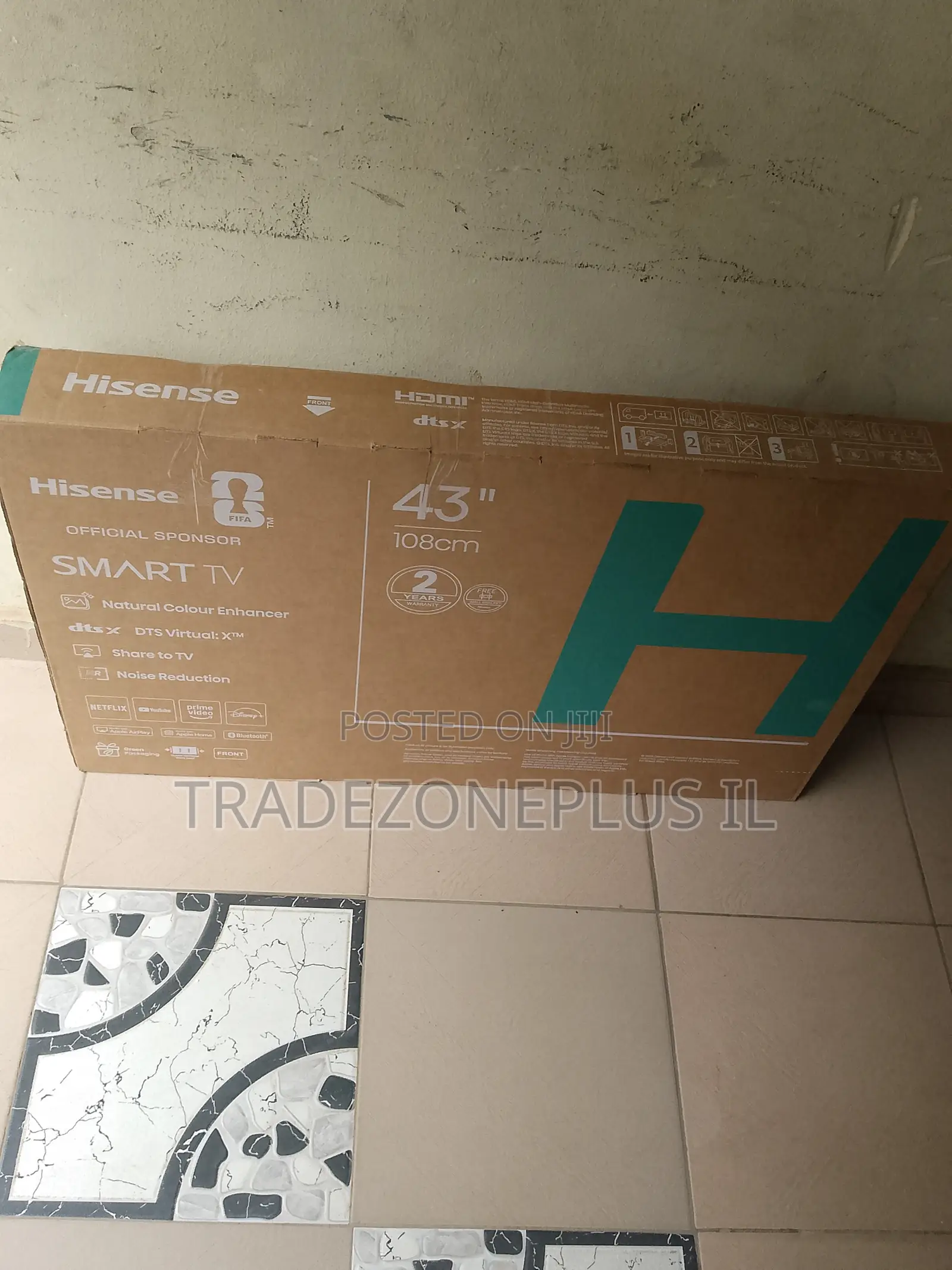 Hisense 43 Inches Smart TV 1080p Resolution