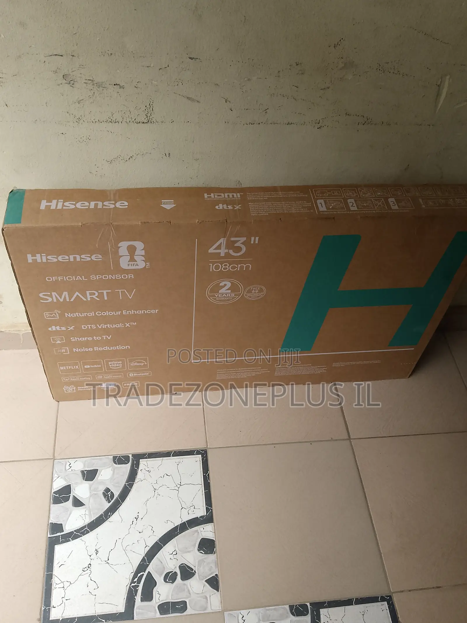 Hisense Smart 43 Inches TV With Slim Dezel Design