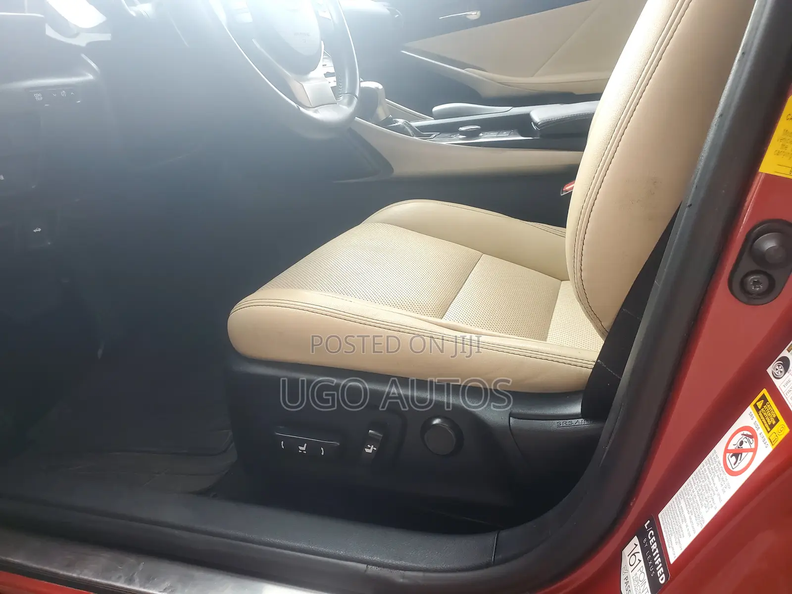 Lexus IS 350 AWD 2014 Red