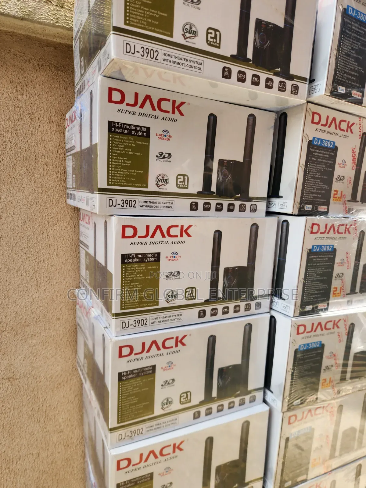 Djack Dj-3902 Hi-Fi Audio System | USB, Sd Fm