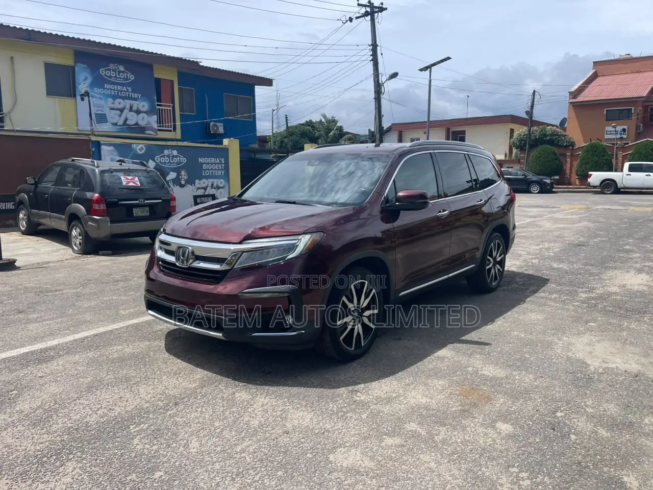Honda Pilot Touring AWD 2019 Maroon