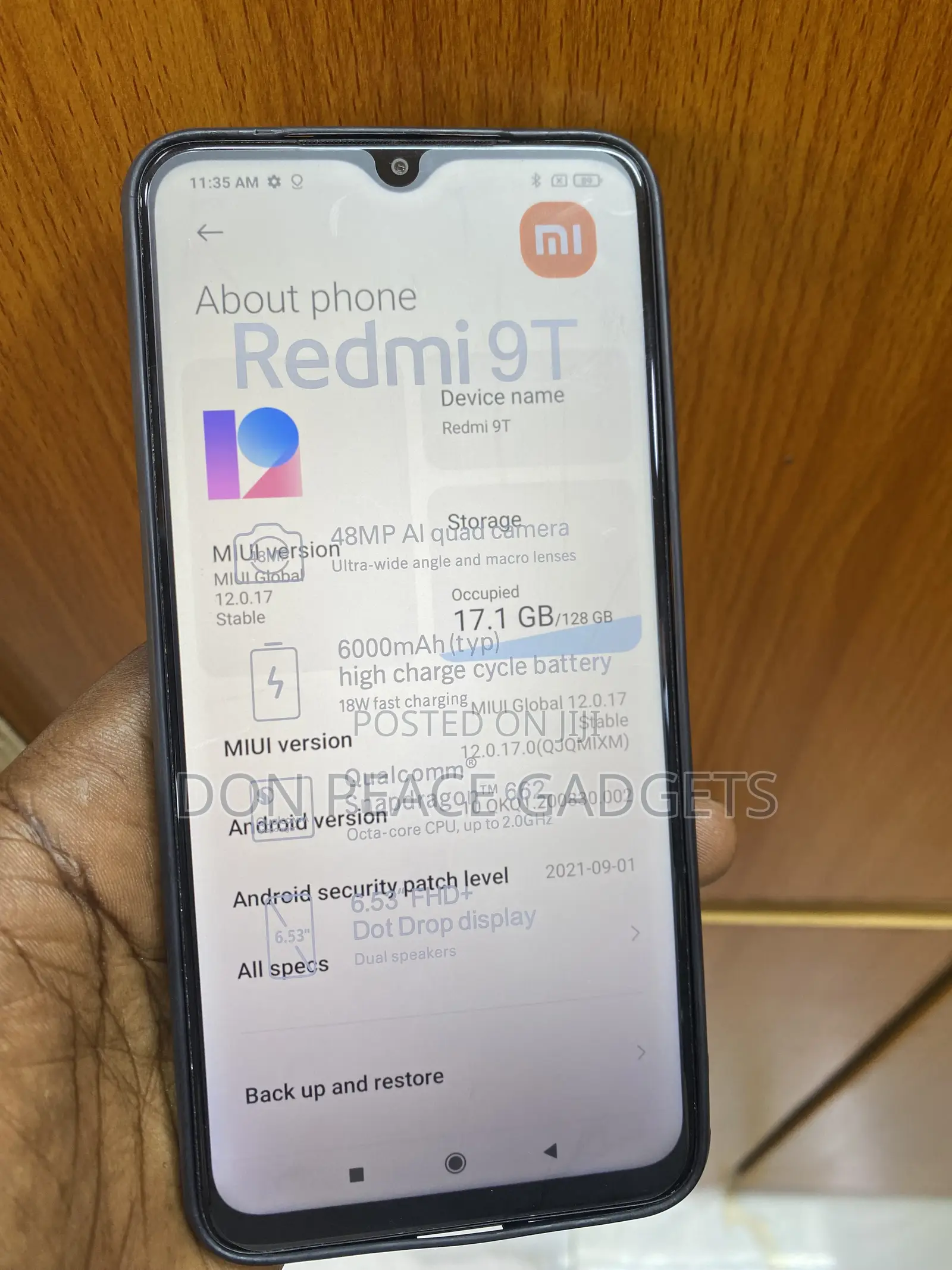 Xiaomi Redmi 9T 128 GB Black