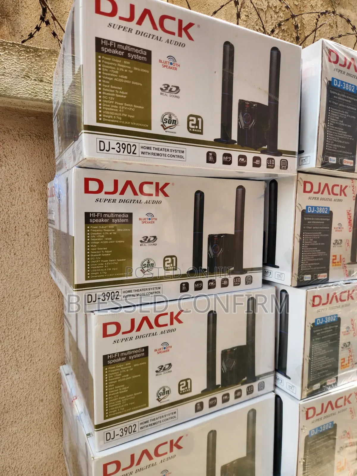 DJACK DJ-3902 3D Surround Sound Home Theatre