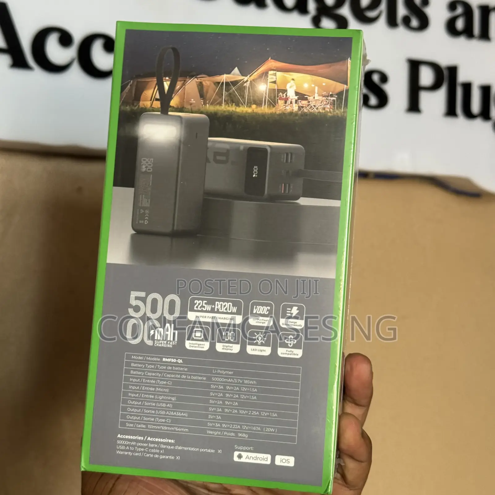Rexi 50000mAh 22.5W Fast Charging Power Bank