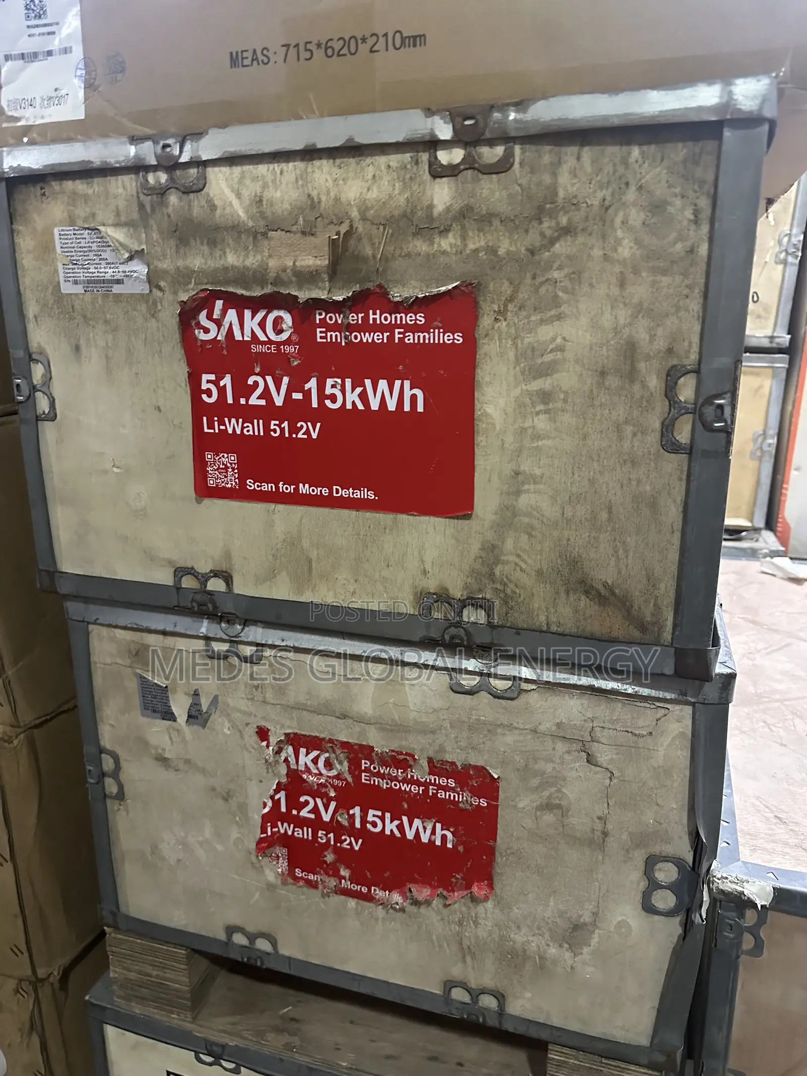 15kwh 51.2v SAKO Lithium Ion Battery