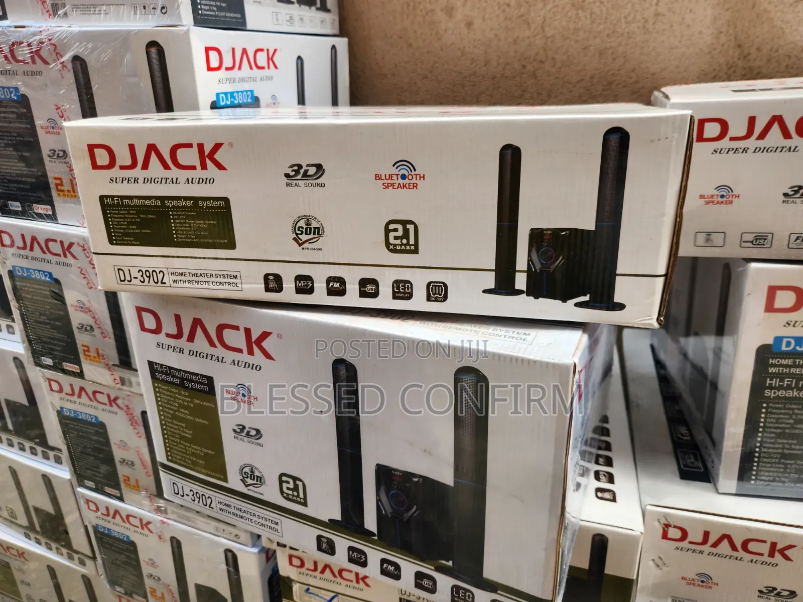 DJACK DJ-3902 60W Bluetooth Home Theater Speaker